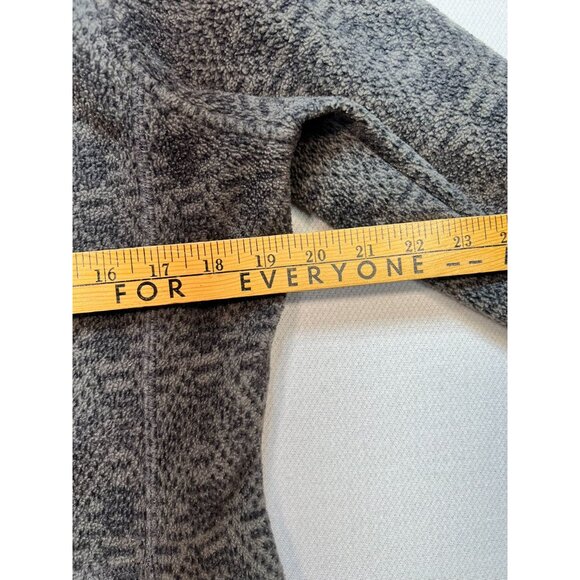 Woolrich Womens Fleece Jacket Size M Slate Gray Geo Full Zip Mock Neck Outdoors - Picture 8 of 11